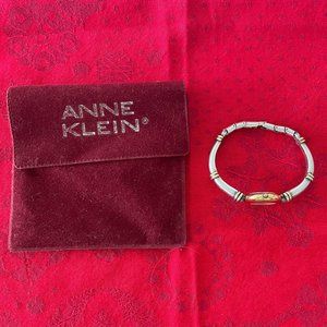 LADIES ANNE KLEIN SILVER WITH GOLD BRACELET WATCH  11/7543 751